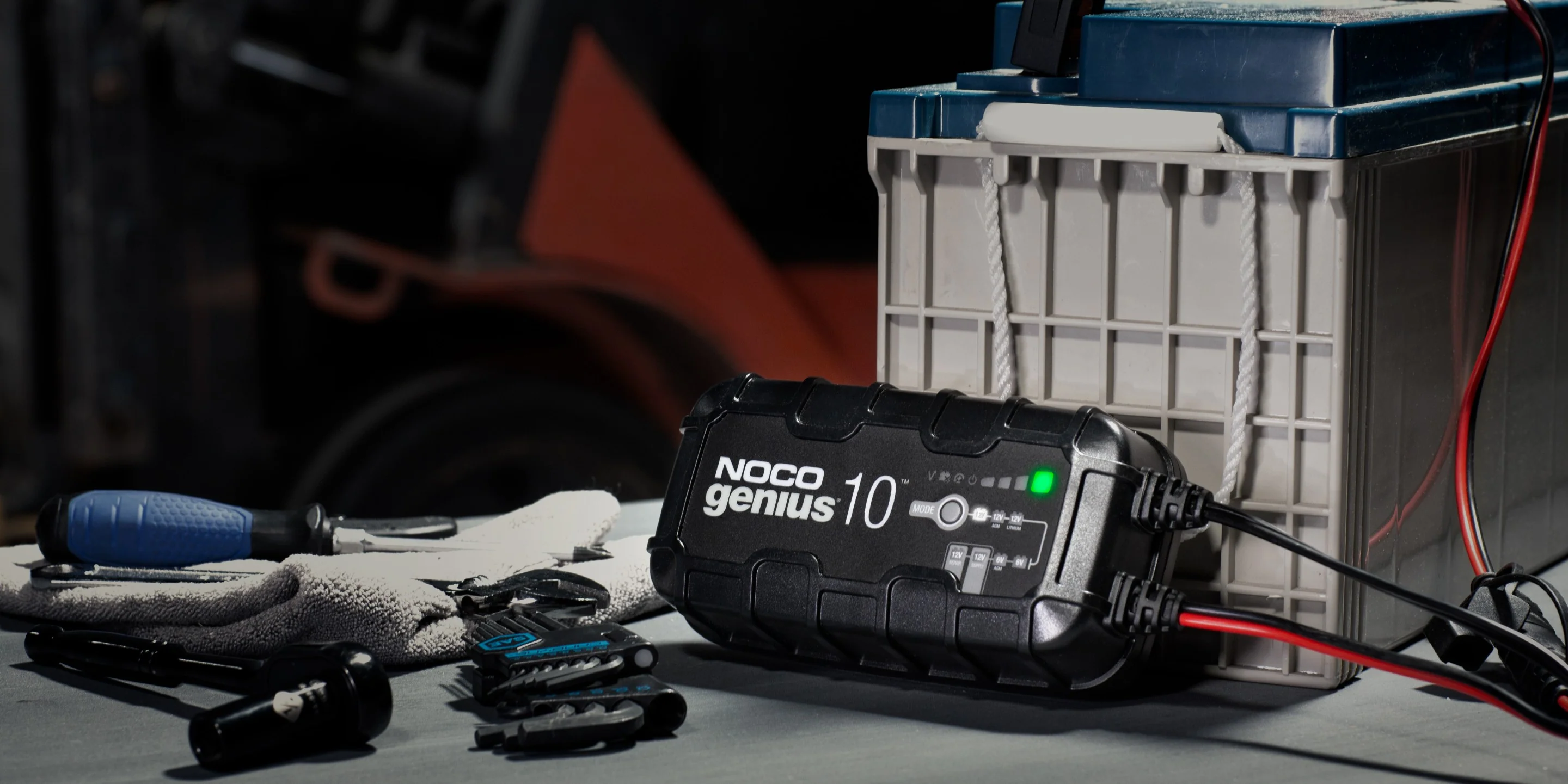 Genius 10-Amp Smart Battery Charger - Image 3