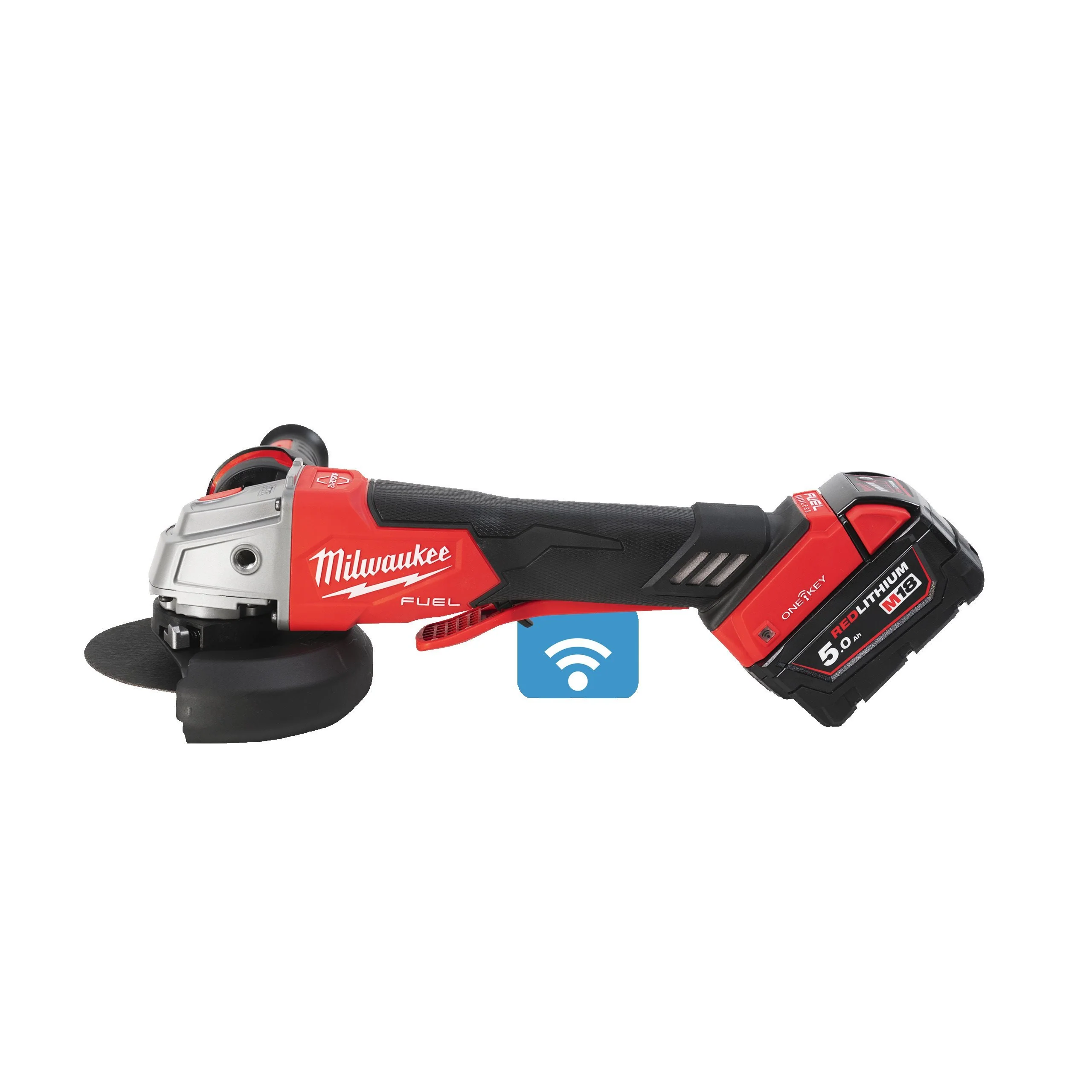M18 FUEL™ ONE-KEY™ 125 mm braking angle grinder with slide switch - Image 2